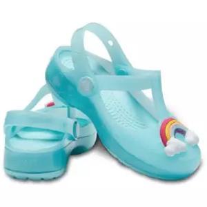 [크록스]크록스키즈슬리퍼 샌들 TQJ 205534-4O9 Crocs Isabella Charm Clog K IBlu