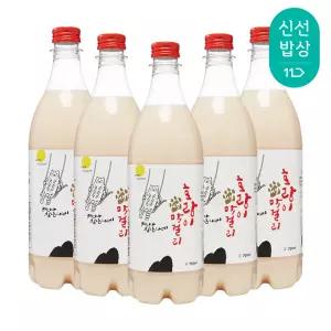 배혜정도가 농업법인 호랑이 생 막걸리 6도 750ml x5병