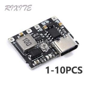 1-10PCS 리튬 이온 18650 3.7V 4.2V 배터리 충전기 보드 DC-DC 스텝 업 부스트 모듈 USB Type-C TP4056 고