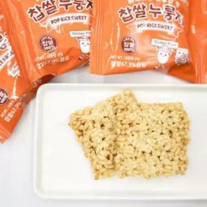 바삭 달콤 찹쌀 누룽지 과자(22g x 12개입) X 5개 탕비실 간식