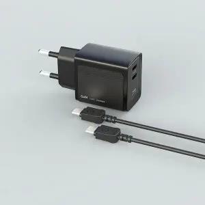 STI 엑티몬 가정용 GaN PD25W C타입 2포트 충전기 (케이블포함)