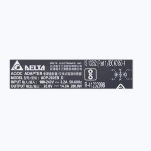 호환 MSI 노트북 전원 공급 장치 충전기용  DELTA ADP-280EB D 20V 14A USB AC 어댑터