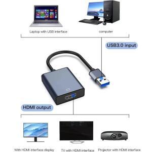 USB 30 to HDMI 어댑터 1080P 컨버터 A 케이블 60Hz 오디오 PCHDTV노트북프로젝터용