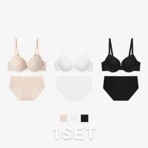 에블린 EBLIN [1SET] 울트라푸쉬 브라1+심리스팬티1 EBBRG2313M EBWQG2516M