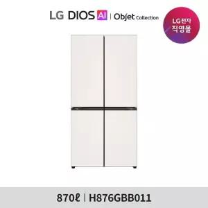 [1등급]LG 디오스 오브제 컬렉션 870리터 베이지 H876GBB011