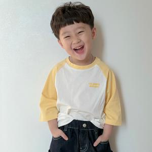 [AK수원점] [밀리밤] 아이좋아 라글란 7부 티셔츠 MLLA26S65
