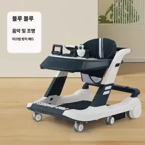 유아용 보행기 접이식 가벼운 다리 보호 음악 디스크 포함
