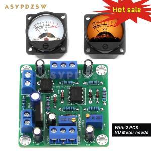 ASYPDZSW VU358 VU 레벨 LM358 오디오 계량기 드라이버 DIY 키트, 완제품 보드, 따뜻한 LED 헤드 포함, 감