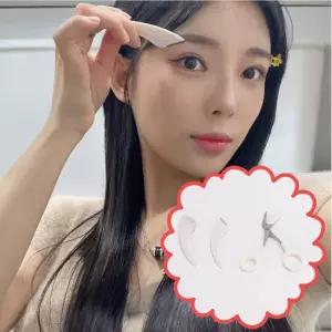 눈썹가위 빗달린 눈썹정리 숱가위 눈썹칼 세트