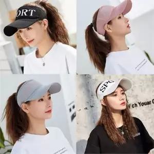 와이드챙 여성 썬 캡 가리개 여름 썬 캡 자외선 차단