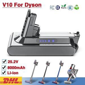 다이슨 호환 V6 V7 V8 V10 시리즈 SV12 DC62 용 21.6V 배터리 진공 청소기 예비 6000mAh 충전식