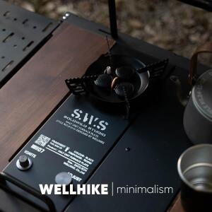 WELLHIKE 아웃도어 SWS 하프 유닛 IGT 3버너 스토브 7500W 가스 캠핑 알파인 다기능 테이블 포함