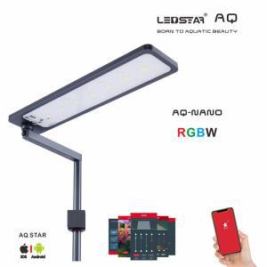 LEDSTAR AQ-N III 풀 스펙트럼 전문 수생 식물 조명, 스마트 LED 성장 미니 데스크탑 풍경