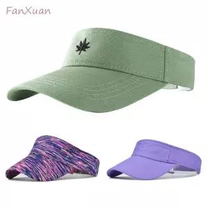 남자 남성 골프 모자 여자 여성 썬캡 버킷햇 여성용 여름 선 바이저 면 조절 가능한 자수 탑 빈 스포츠 러
