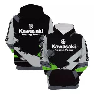 가와사키 오토바이 후드 성인 streetwear 남여 스웨터 풀오버 tracksuit 의류