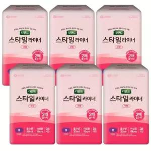 디펜드 스타일 요실금 라이너 여성용 무향 롱 28매 x 6팩