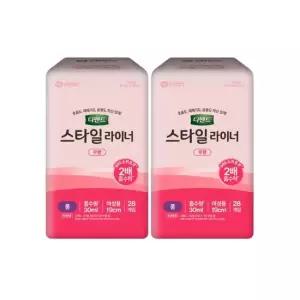 디펜드 스타일 요실금 라이너 여성용 무향 롱 28매 x 2팩