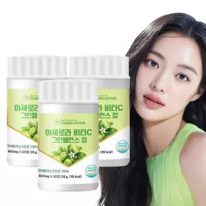 그린 아세로라 C 자연 유래 천연 비타민C 60정 3개