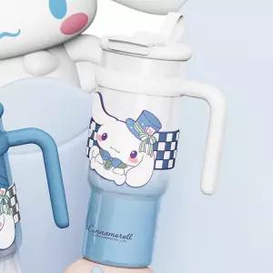 당일출고 시나모롤 화이트블루 대용량 투톤 텀블러 900ml 휴대용 캐릭터 물병