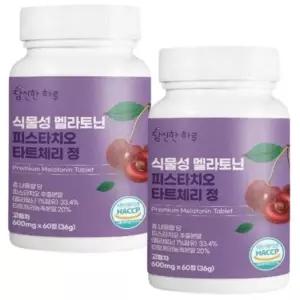 [단비] 참신한하루 식물성 함유 타트체리 멜라트립 정 60정 x 2개