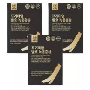 [단비] 명원담 프리미엄 발효 녹용홍삼 70ml 10개입 x 3개