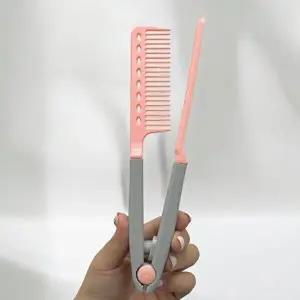 뿌리 볼륨 집게 드라이빗 미용실빗 뿌리볼륨빗 볼륨빗-WFMPRKG