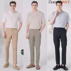 [CERINI by PAT]남성 냉감 면 스판 팬츠 3종 세트 25m