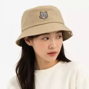 메종키츠네 볼드 폭스헤드 여성 버킷햇 MM06114WW0096-P357