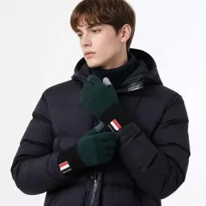 톰브라운 삼선 펀믹스 메리노 울 장갑 MKG011F-Y1018-310