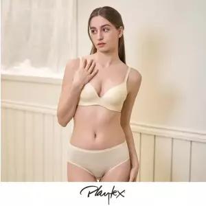 플레이텍스 노와이어 시크릿 브라팬티 2종 버터옐로우 PXW5M04_T