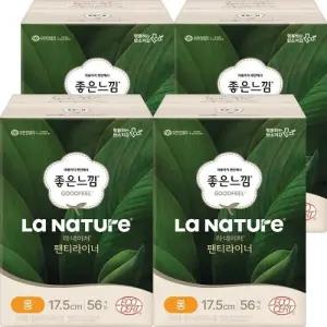 좋은느낌 라네이처 라이너 롱 56개 3+1 총4팩