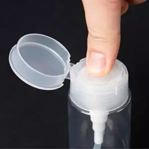 투명 네일 리무버 펌핑 디스펜서 200ml 공병-WFOAZM6