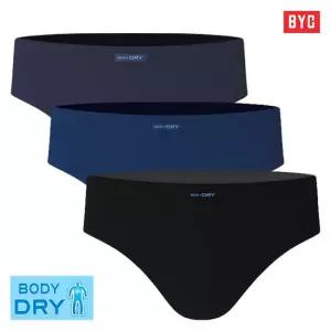 BYC  보디드라이 남아 주니어 삼각팬티 3매입 / 접촉 냉감 및 속건기능의 남 주니어팬티