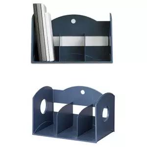 3칸 학생용 책상 책꽂이 북앤드 33.5x20.8cm 1개 NV 책상책꽂이 미니책꽂이 책꽂이정리함