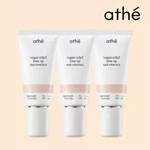 아떼 비건 릴리프 톤업 선에센스 라이트베이지 50ml x 3개 SPF50+ PA++++)