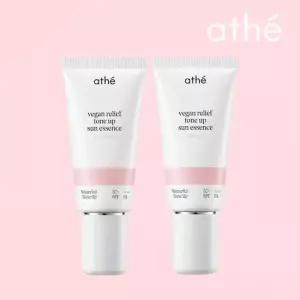 아떼 비건 릴리프 톤업 선에센스 라이트핑크 50ml x 2개 SPF50+ PA++++)