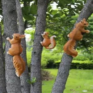 다람쥐 정원 장식 데코 풍경 테라스 풍경 마당