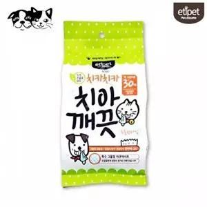 [에티펫]고품질 강아지 패드 배변 깨끗 고양이 티슈 고양이세정티슈 강아지구강티슈 강아지 배변 WFOC6ID