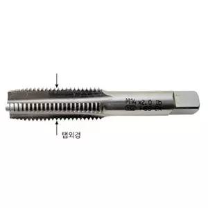 고품질 스파이럴탭 M16 2.0 18.6mm 16.5mm 1EA 초경 공작 탭 헤라코일 뉴롤탭 절삭 WFOC72U