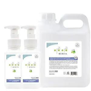 고품질 이공이공 핸드워시 4L+500ml+500ml (5가지향) 핸드워시 손세정제 거품비누 WFODLH7