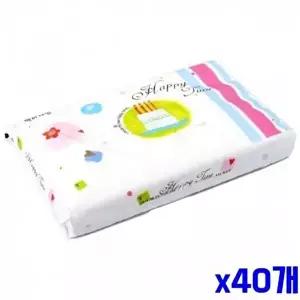 고품질 휴대용 여행티슈 40매 x40개 여행용미니티슈 손티슈 휴대용휴지 여행용 휴대용티슈 WFODTSN