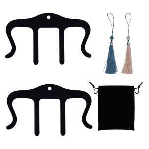 2PCS 메탈 가방 스탠드 액세서리 벨벳 2개 음악책 홀더 휴대용 핸즈프리 페이지 클립