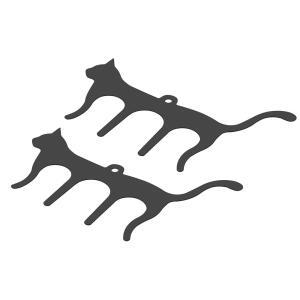 고양이 모양 메탈 악보 페이지 클립 2개 세트 피아노 홀더