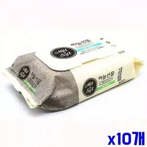 고품질 부드럽고 사용간편한 물티슈 100매 캡형 285g X10개 휴대용물티슈 일회용물티슈 WFODTT5
