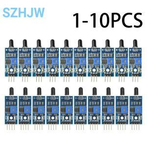 1-10PCS LM393 4Pin IR 불꽃 감지 센서 모듈 Diy 키트용 화재 적외선 수신기