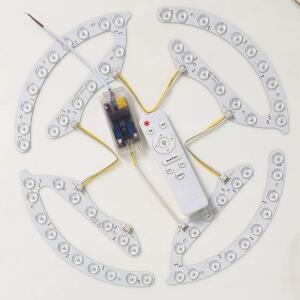 DIY Led 렌즈 모듈 조명에는 침실 거실 천장 조명을 교체하는 적외선 원격 제어 드라이버 220V IR 디밍이