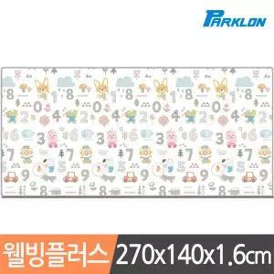 [파크론] 뽀로로 숫자놀이 웰빙 놀이방매트 270x140x1.6cm