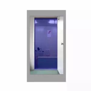 [룽스_64]현관장 파리 현관장 방지 문발 92x200 블루