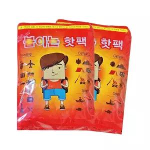 [바이온] 바이온 렛츠고 붙이는 핫팩 10매 안전인증 일회용 휴대용 손난로 등산 낚시