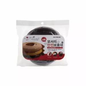 [룽스_64]브라운 코너보호대 기둥코너보호대 모서리쿠션 2M
